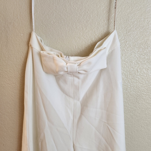 SOLD DO NoT BUY lack Halo White High Rise Wide Leg Pants Wedding - Picture 9 of 11